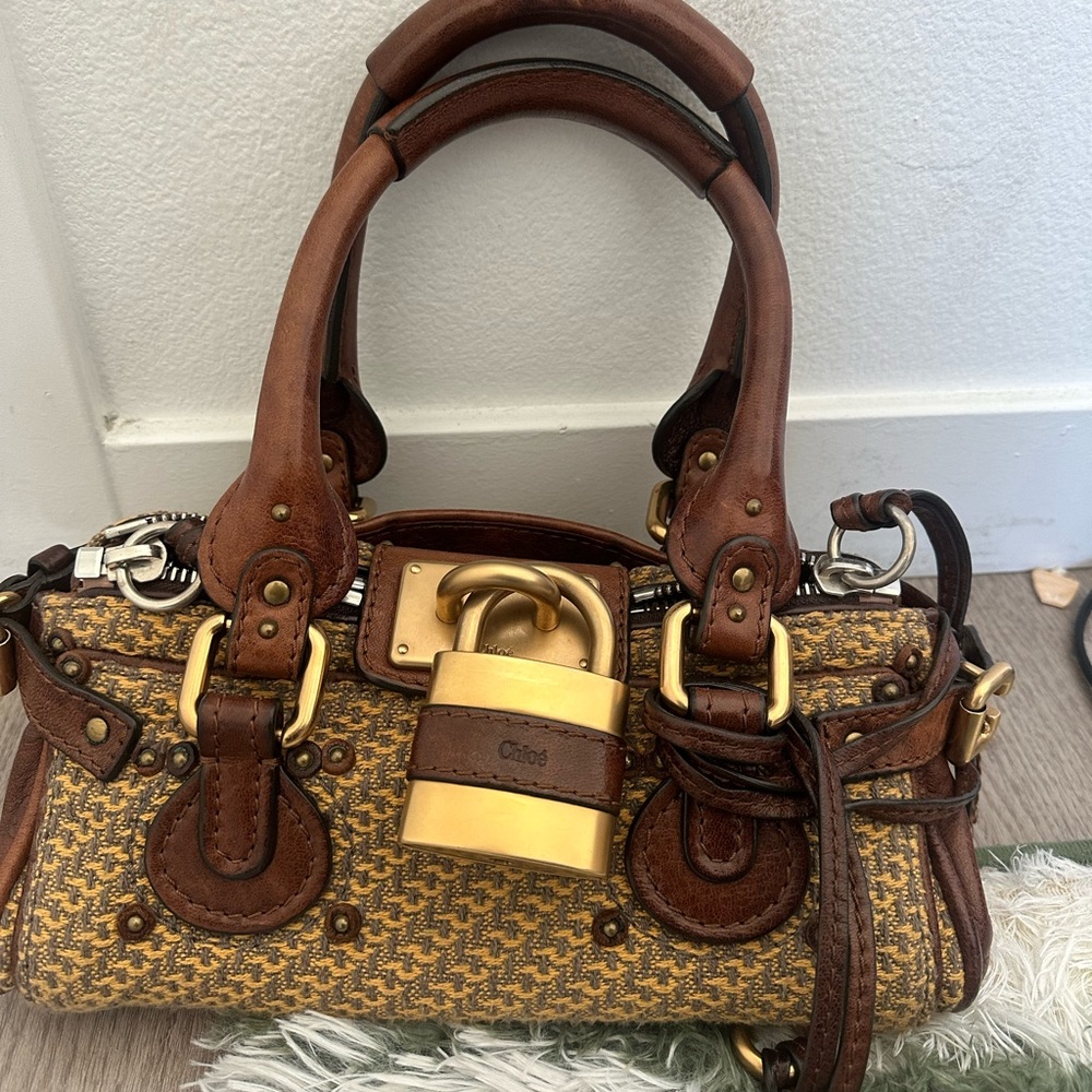 Chloe paddington mini tweed